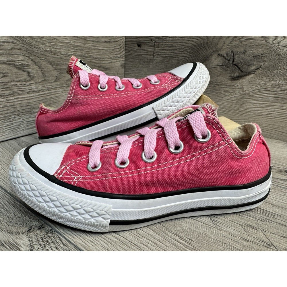 CONVERSE ALL STAR 332298F Hot Pink Low Sneakers Size Kids 11 Shoes